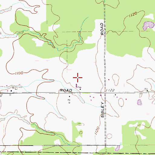 Topographic Map of Magyar Farms, OH
