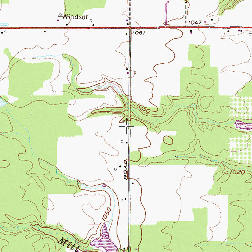 Topographic Map of Lake Lobo Farm, OH