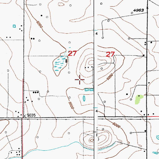 Topographic Map of Front Range Dairy, CO