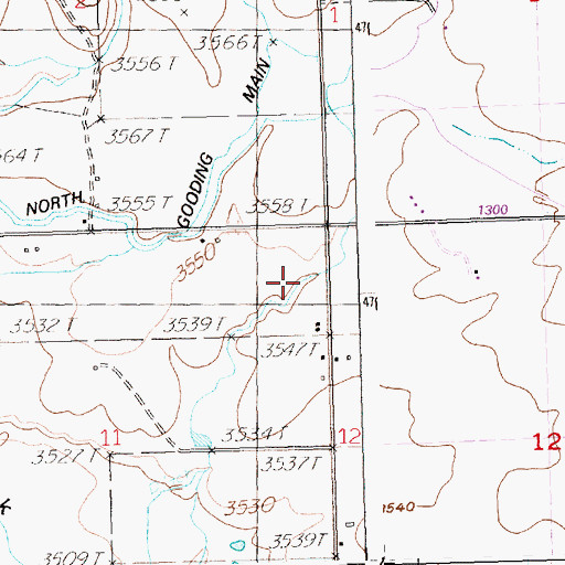Topographic Map of Dog Creek Drain, ID