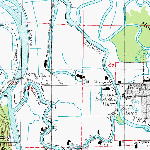 Topographic Map of Matejeck Dairy, OR