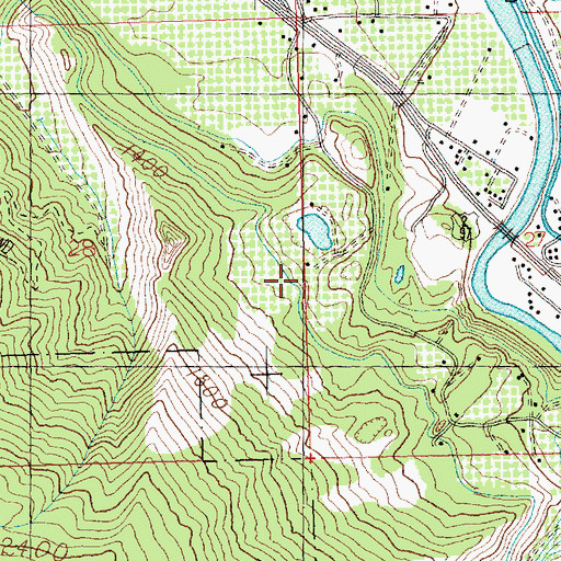 Topographic Map of C and D Orchards, WA
