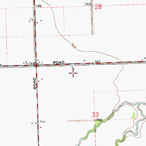 Topographic Map of Speelman Farm, OH