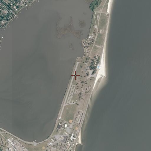 Aerial/Satellite Image of Fort Monroe National Monument, VA
