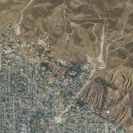 Aerial/Satellite Image of Del Rosa Depot, CA