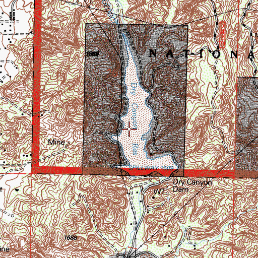 Dry Canyon Reservoir, CA