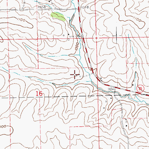 Topographic Map of Maryline Farm, WI