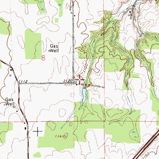 Topographic Map of Macdonald Farm, OH