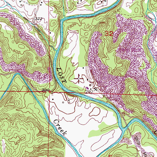Topographic Map of D and R Hog Farms, AL