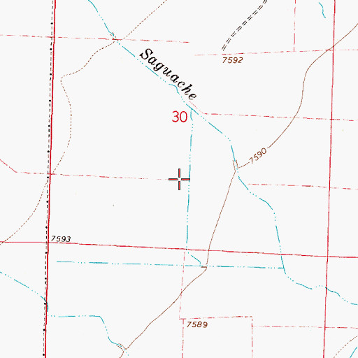 Topographic Map of Campbell Number 6, CO