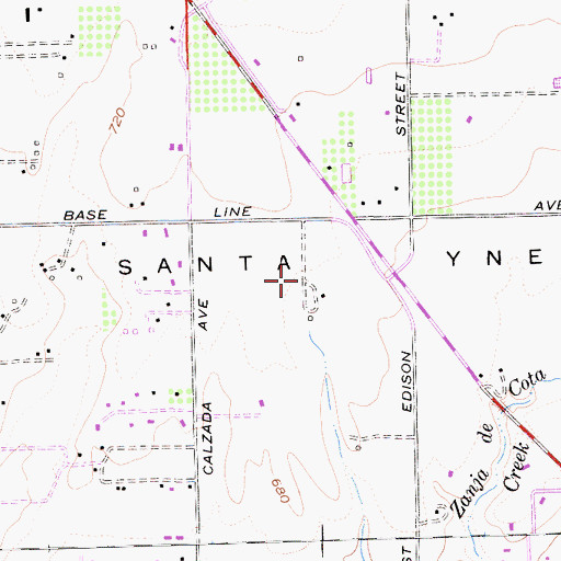 Topographic Map of Summer Set Farm, CA