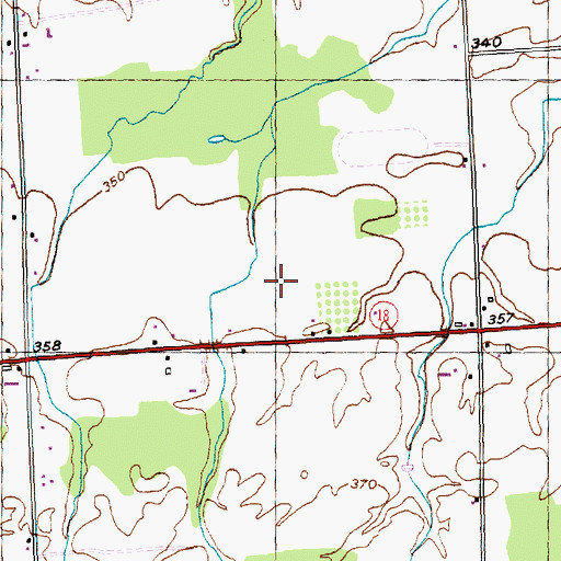Topographic Map of Sample Farm, NY