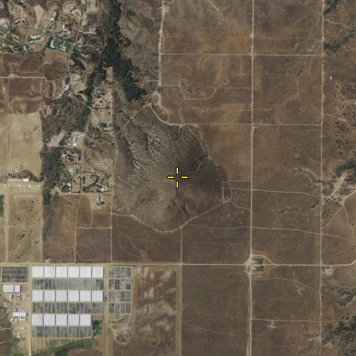 Aerial/Satellite Image of Gavilan Peak, CA