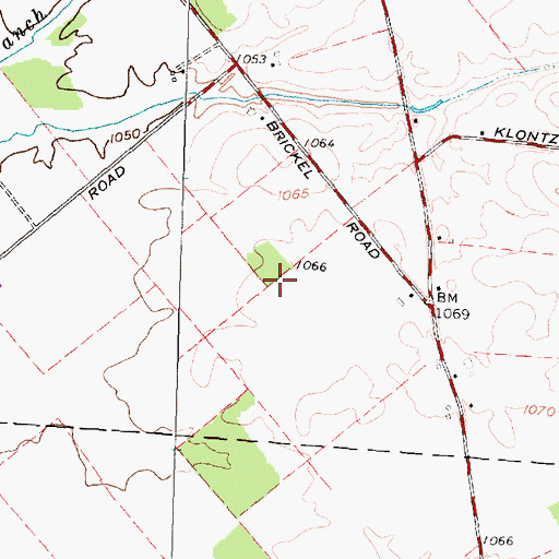 Topographic Map of Aerodrome Les Noyers, OH