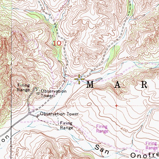 Topographic Map of Jardine Canyon, CA