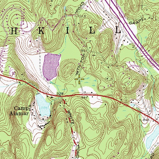 Topographic Map of Stormville Fire Company Substation, NY
