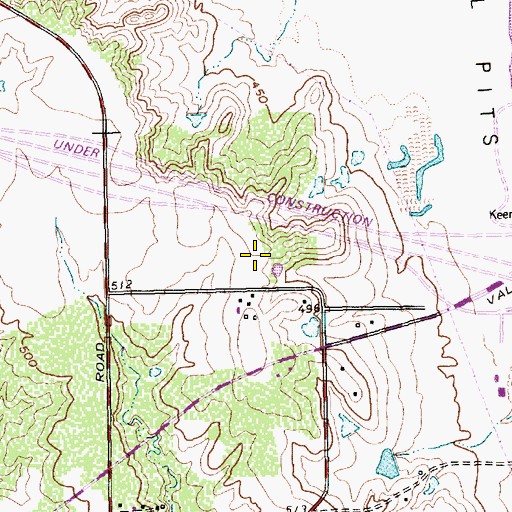 Topographic Map of Baylor Surgical Hospital at Las Colinas, TX