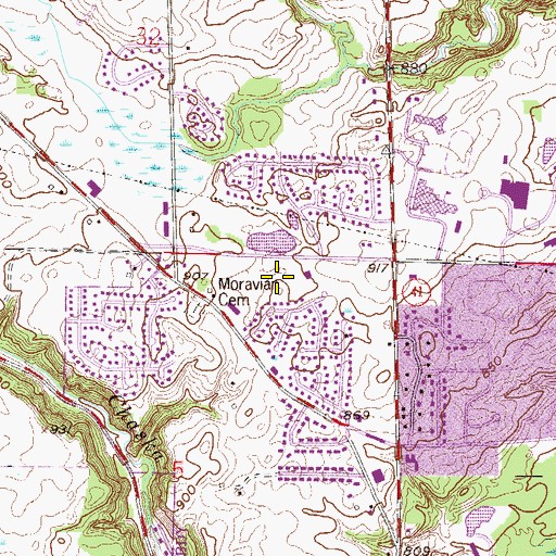 Topographic Map of Chaska Ambulance Service, MN