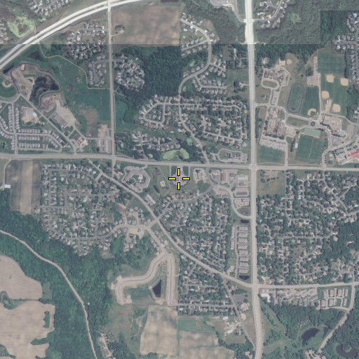 Aerial/Satellite Image of Chaska Ambulance Service, MN