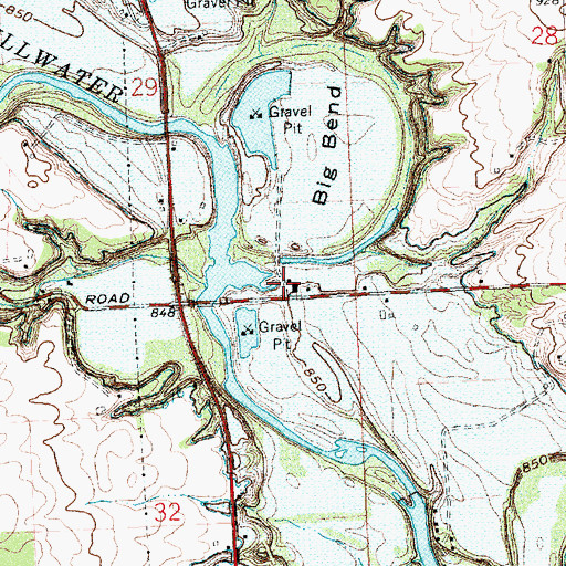 Topographic Map of Pleasant Hill Pit, OH