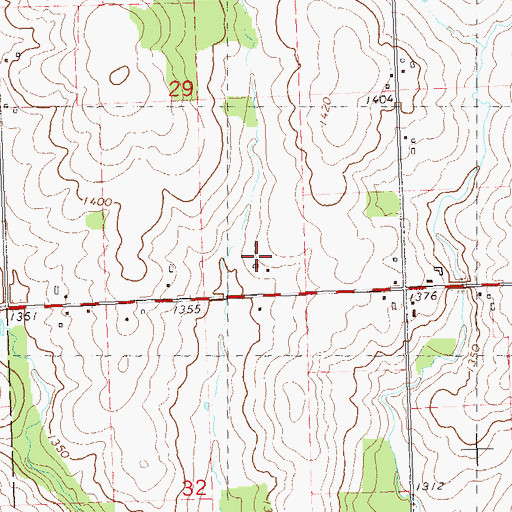 Topographic Map of Forth Dairy Farm, WI