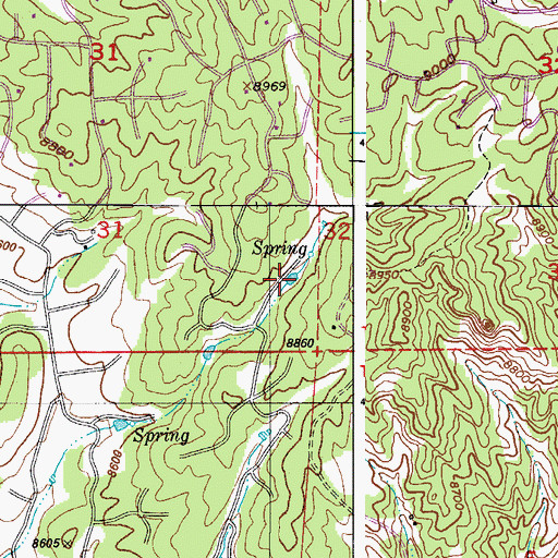 Topographic Map of Sunrise Pond, CO