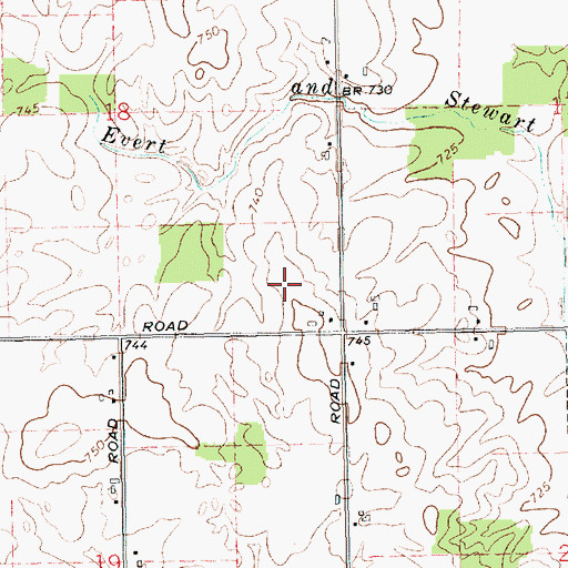 Topographic Map of Schneider Dairy Farm, MI