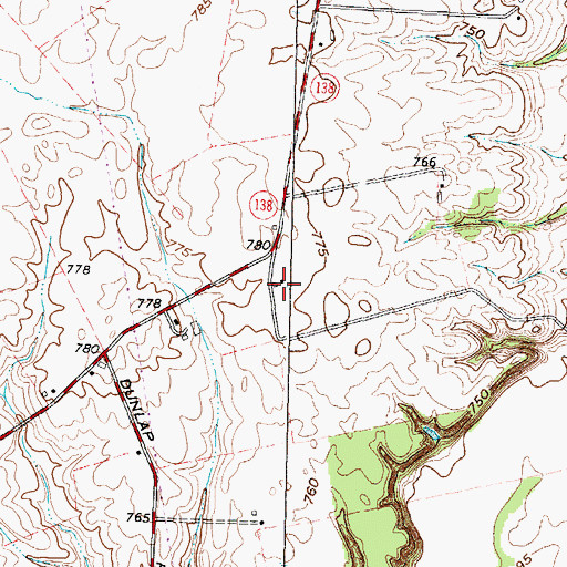 Topographic Map of Angles Farm, OH