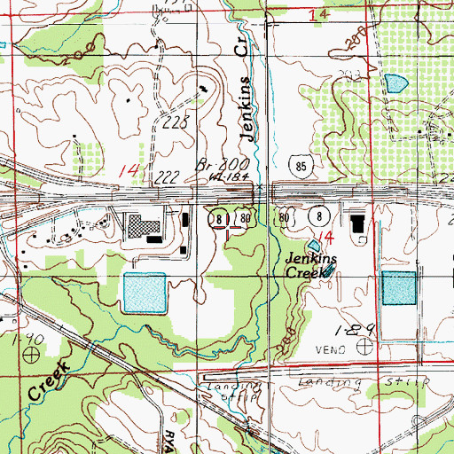 Topographic Map of New Testament Christian Center, AL