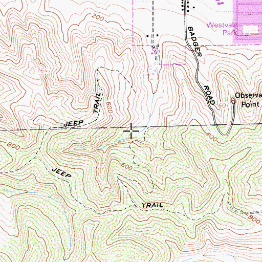 Topographic Map of Lompoc City Landfill, CA