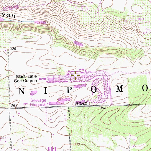 Topographic Map of Nipomo, CA