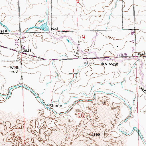 Topographic Map of Lateral C, ID