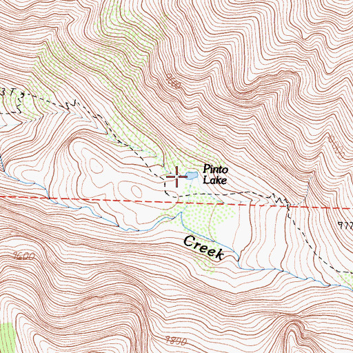 Topographic Map of Pinto Lake, CA