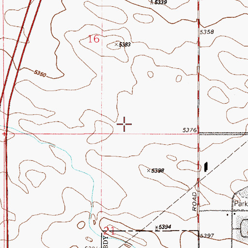 Topographic Map of SOAR School Green Valley Ranch, CO