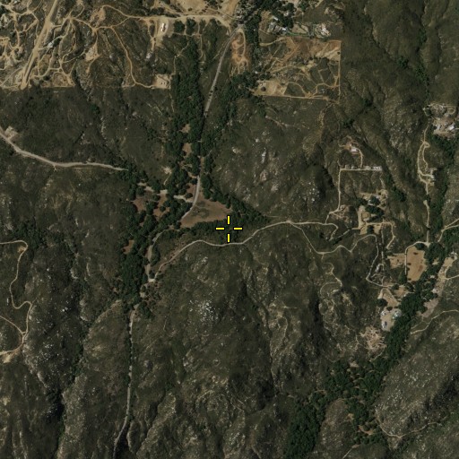 Aerial/Satellite Image of Potrero El Cariso, CA