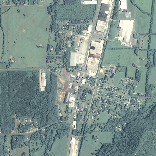 Aerial/Satellite Image of Eton Police Department, GA