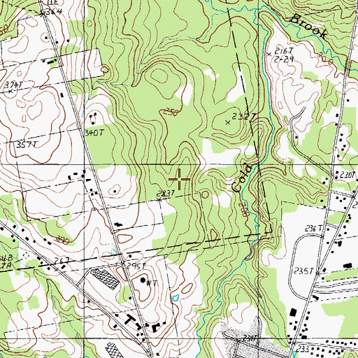 Topographic Map of Somerset County Sheriff's Office, ME