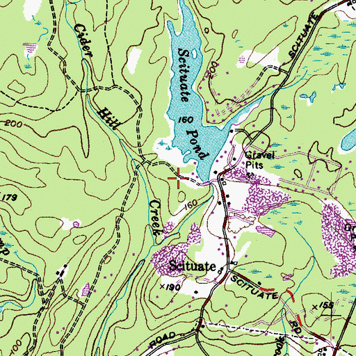 Topographic Map of Garey Lot, ME