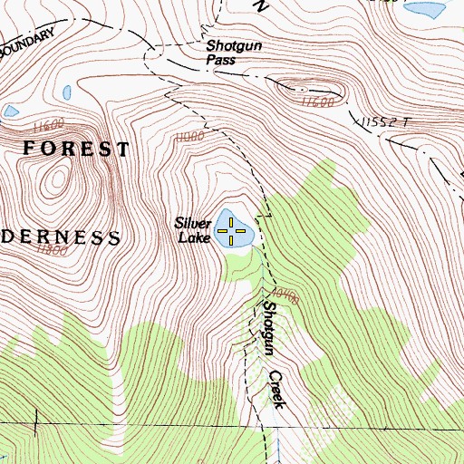 Topographic Map of Silver Lake, CA