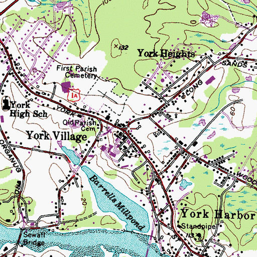Topographic Map of Civil War Memorial, ME