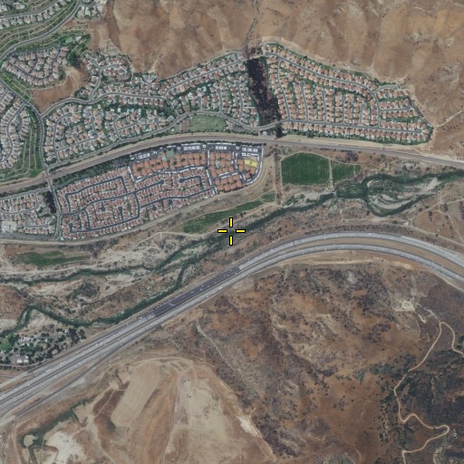 Aerial/Satellite Image of Sycamore Park, CA