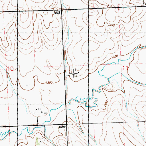 Topographic Map of Can Farm, IA