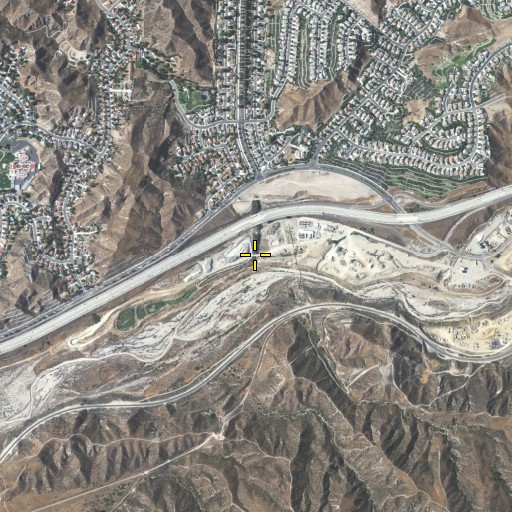 Aerial/Satellite Image of Tick Canyon, CA
