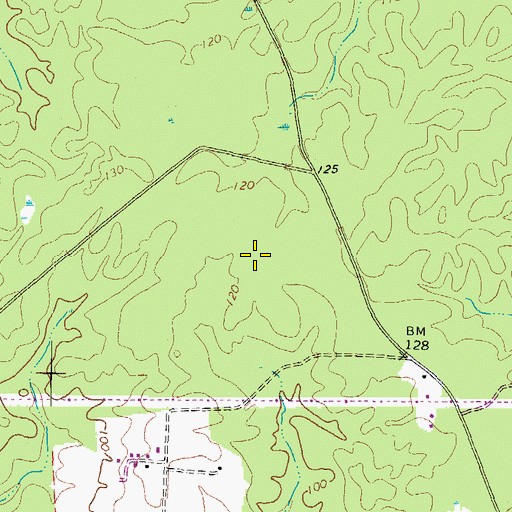 Topographic Map of Sussex I State Prison, VA