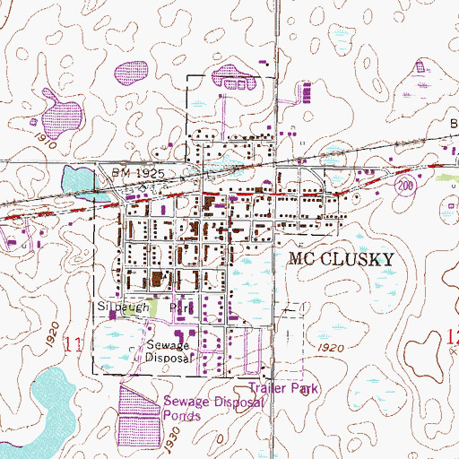 Topographic Map of Sheridan County Courthouse, ND