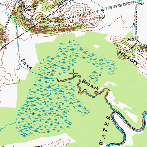 Topographic Map of Shady Grove (historical), KY
