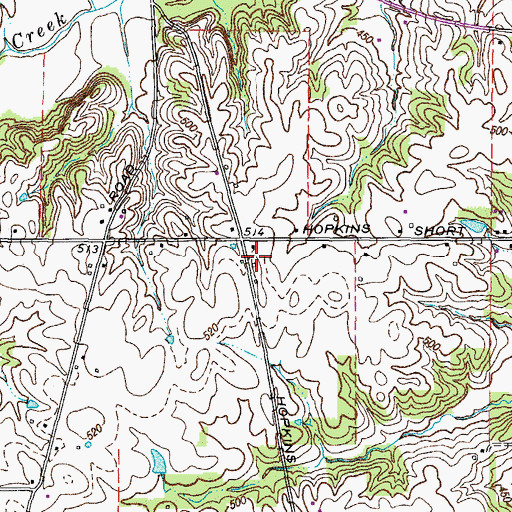 Topographic Map of Blakely (historical), KY