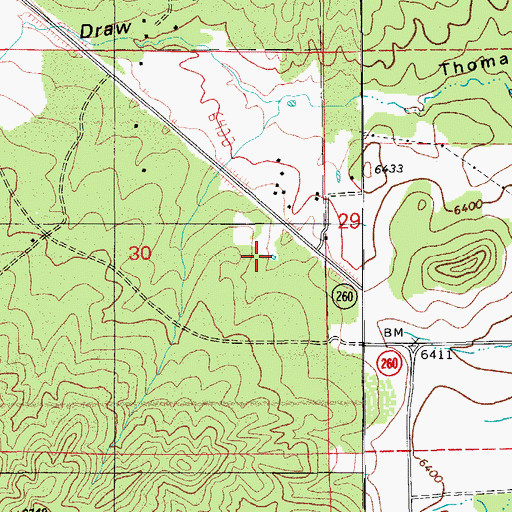 Topographic Map of Jims Tank, AZ