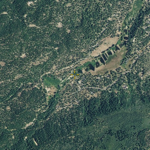 Aerial/Satellite Image of Claim Creek, CA