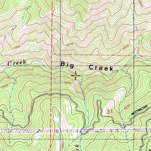 Topographic Map of Ely Creek, CA